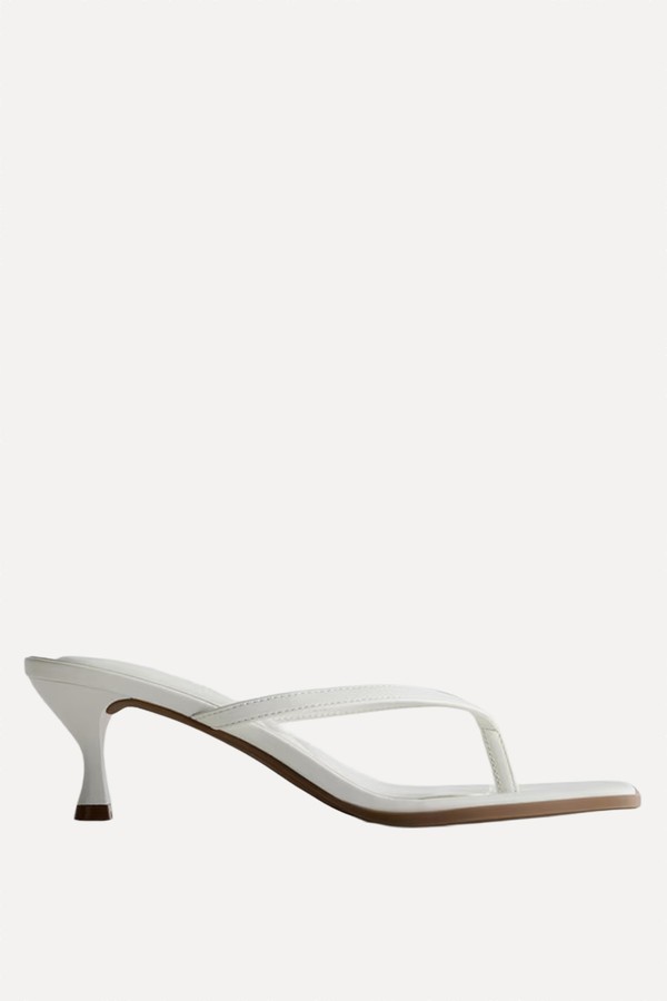 Toe Post Heeled Mule Sandals from Primark