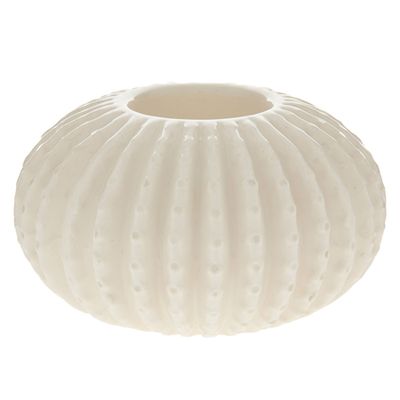 White Urchin Tea Light Holder