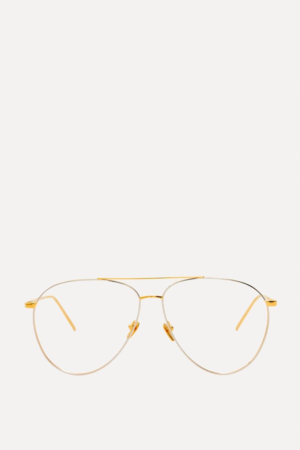 Kirk Aviator Optical Frame Sunglasses from Linda Farrow