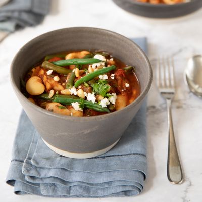 Greek Style Tomato & Bean Stew