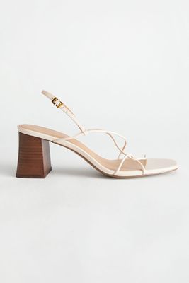 Strappy Leather Heeled Sandal from & Other Stories