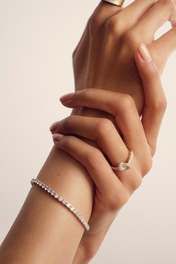 The 4mm Tennis Bracelet, £115 | Heavenly London