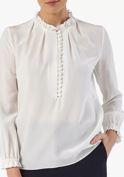 Tierney Silk Blouse from The Fold