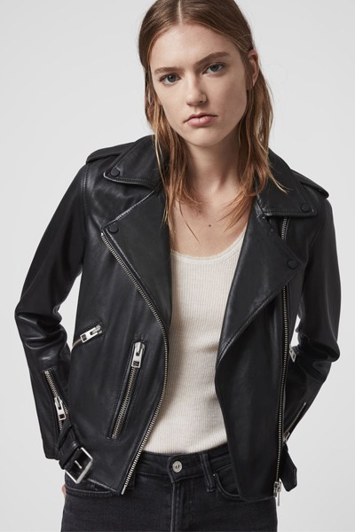 Balfern Leather Biker Jacket