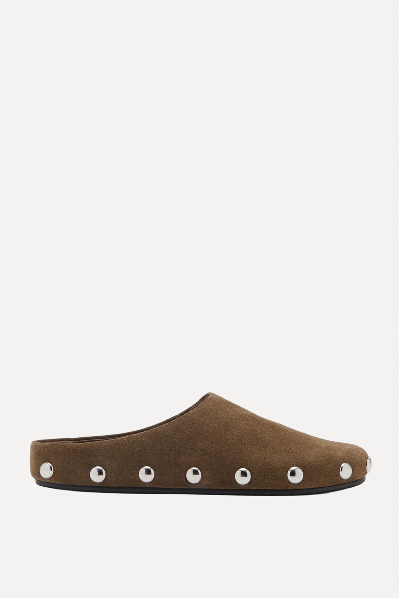 Studded Leather Shoes from Mango