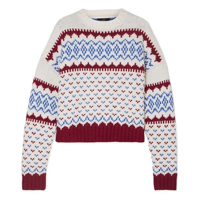 Fair Isle Wool & Cashmere-Blend Sweater from Alanui