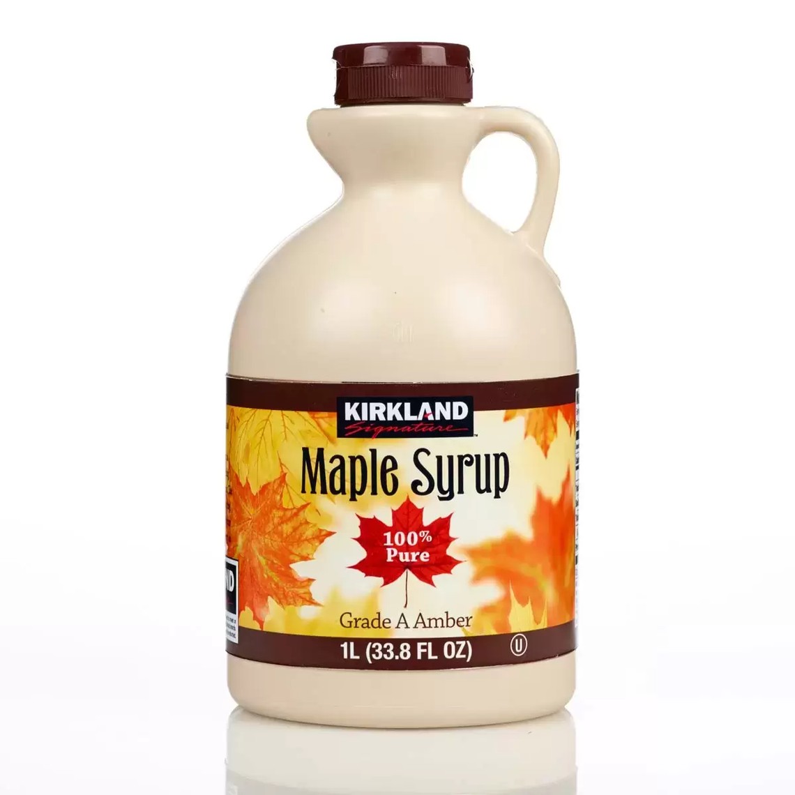 100% Pure Grade A Amber Maple Syrup  from Kirkland Signature