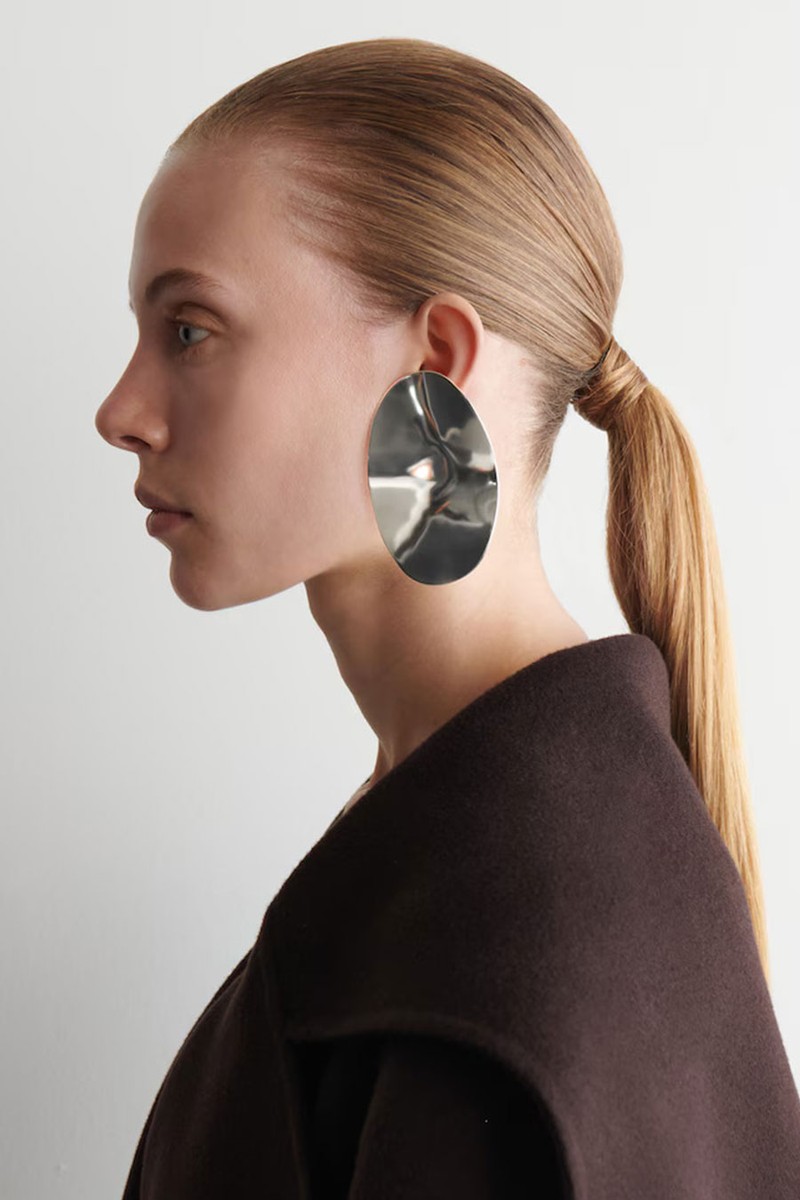 Oversized Oval Earrings from COS