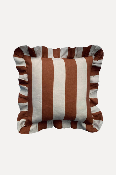 Cinnamon & Oyster Cushion Cover from Amuse La Bouche London