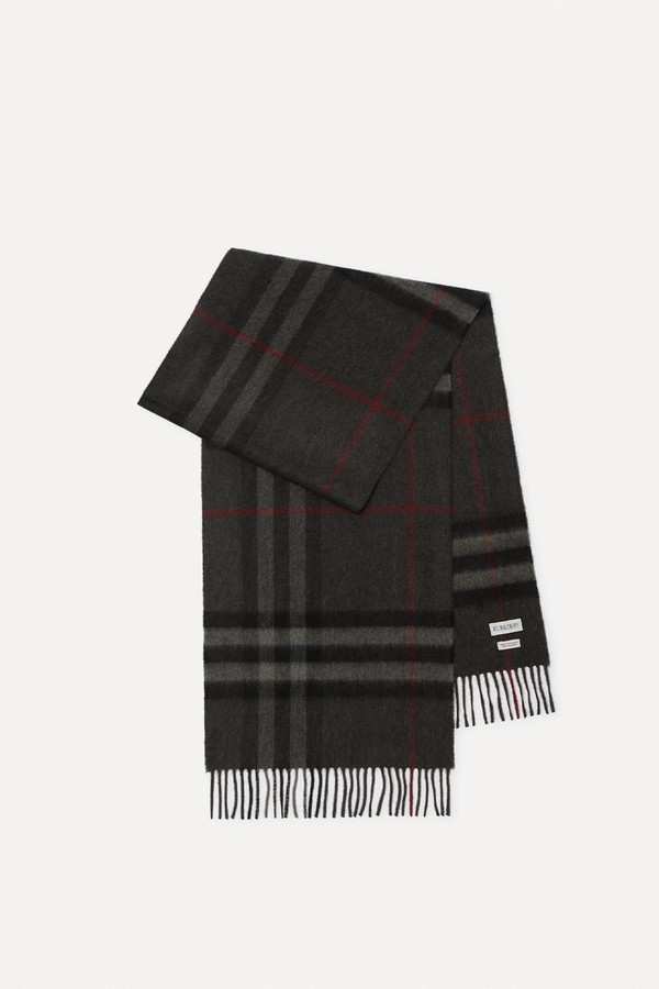 Check Cashmere Scarf from Burberry