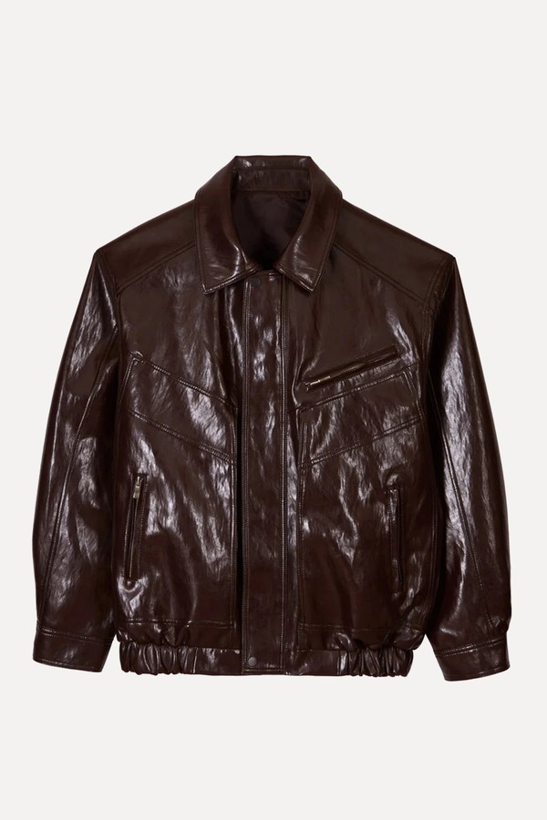 Risner Faux Leather Jacket from The Frankie Shop