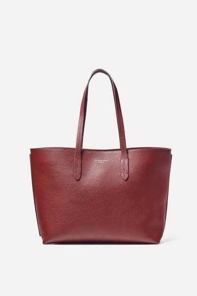 East West Leather Tote Bag