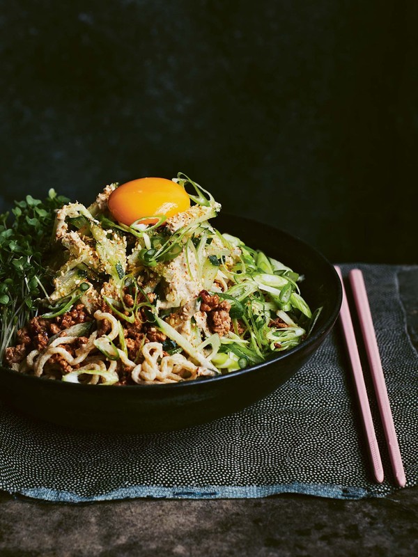 Spicy Sesame Ramen Salad