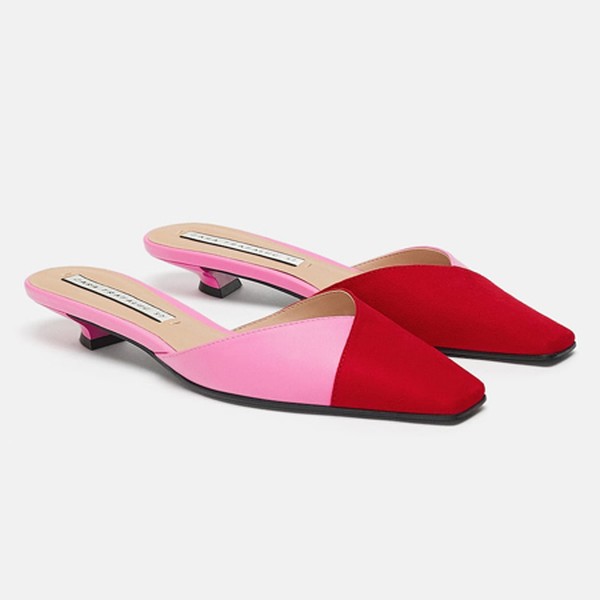Two-Tone Mules from Zara