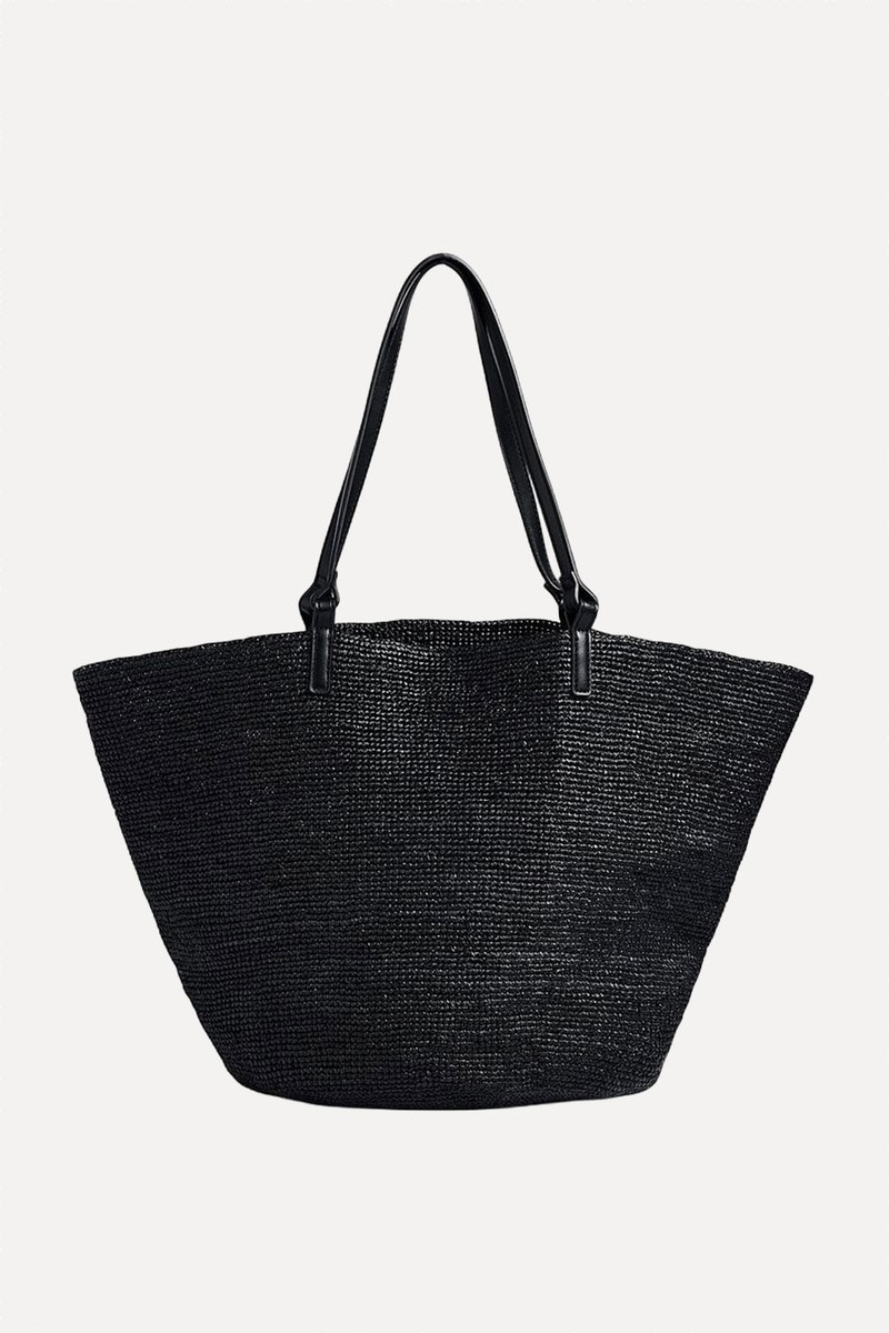 Natural Raffia Tote
