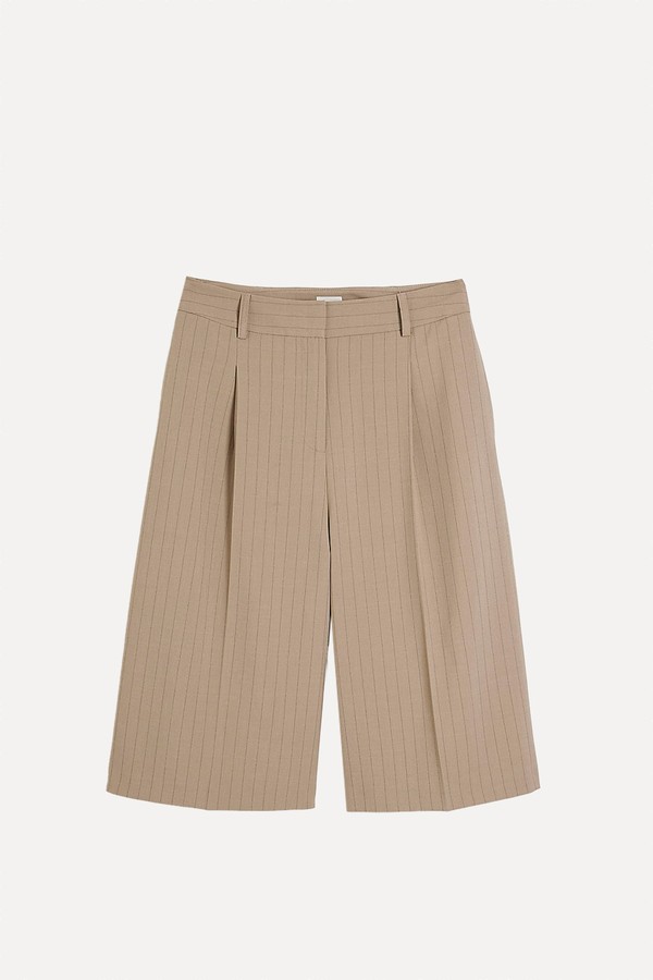 Pinstripe Bermuda Shorts from River Island