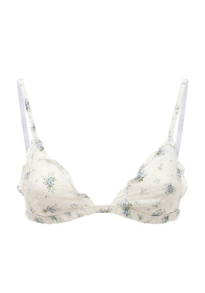 Bibi Printed Cotton Triangle Bra from Shh