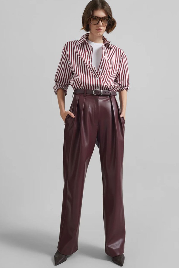 Helsinki Faux Leather Pants from The Frankie Shop