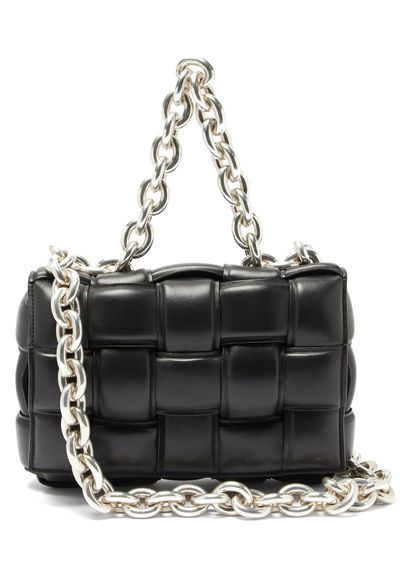 The Chain Cassette Intrecciato-Leather Bag