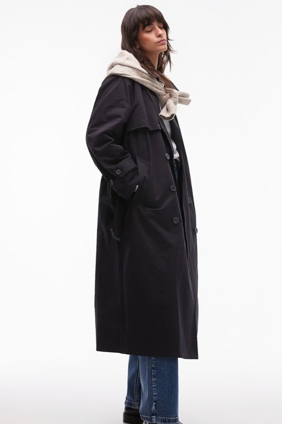 2in1 Borg Trench Coat  from Topshop