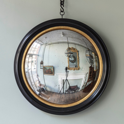 Melbury Mirror With Convex Plate from Jamb.