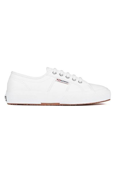 Efglu Leather Lace Up Trainers from Superga