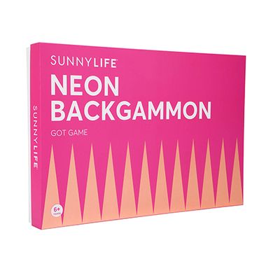 Backgammon Lucite Set from Sunny Life