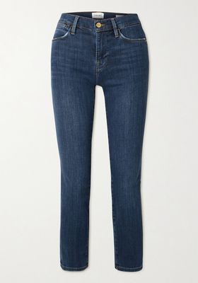 Le High Cropped Straight-Leg Jeans from Frame