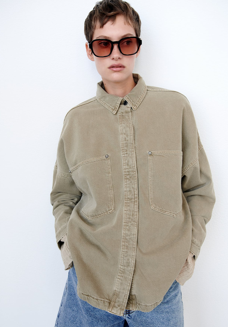 Oversized Overshirt from Zara