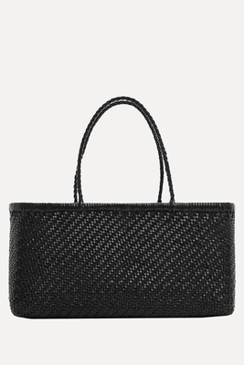 Leather Shopper Bag  from Mango