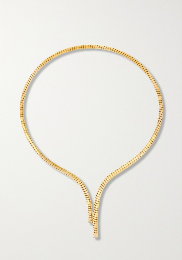 Trisolina 18-Karat Gold Diamond Necklace from Marina B