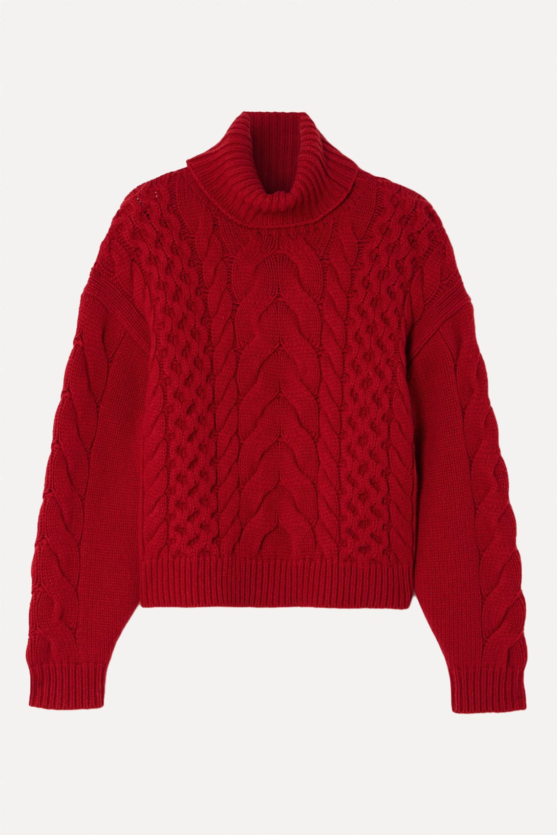 Cable-Knit Wool & Alpaca-Blend Turtleneck Sweater from Polo Ralph Lauren