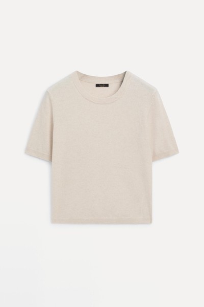 Knit Short Sleeve Sweater Co-Ord from Massimo Dutti