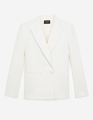 Double Breasted Woven Blazer from The Kooples