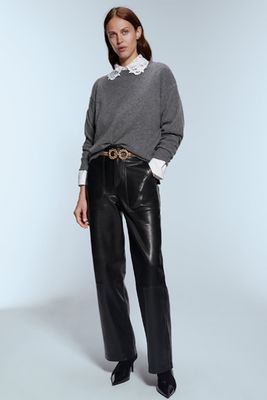 Leather Trousers from Zara