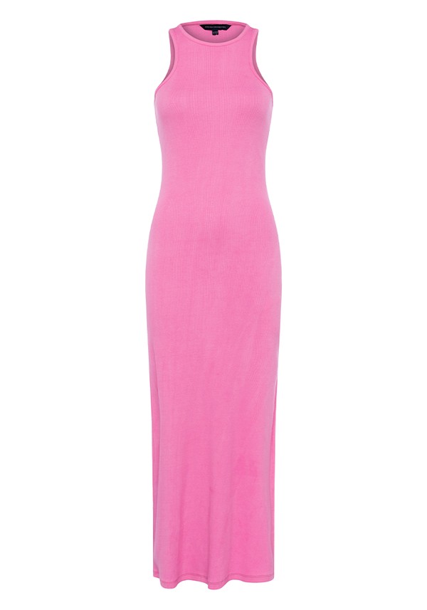 Rasha Ribbed Jersey Midi Dress