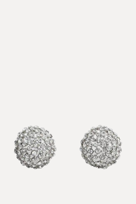 Faceted Crystal Earrings from Mango