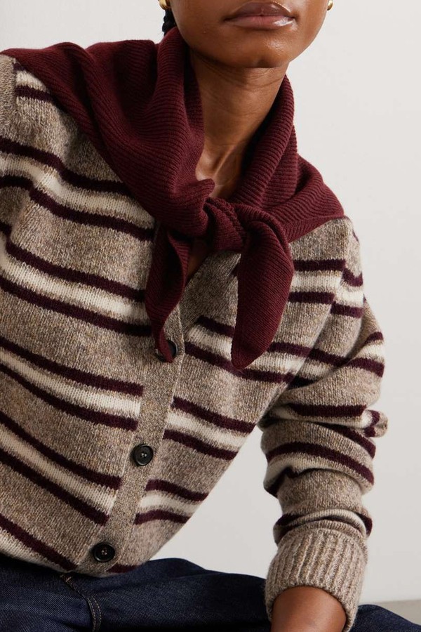 Fionn Ribbed Cashmere Scarf from &DAUGHTER