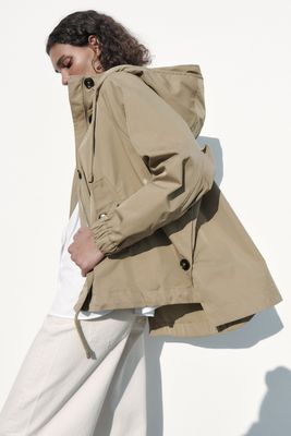 Oversize Parka With Buttons