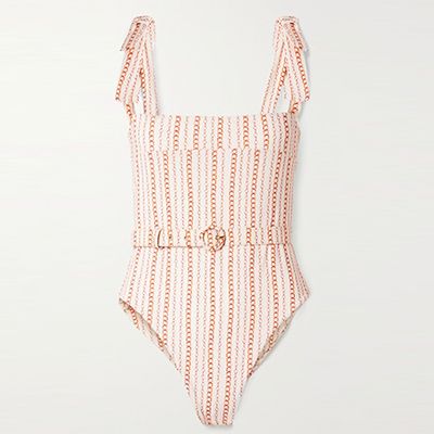Bina Belted Printed Swimsuit from Nicholas