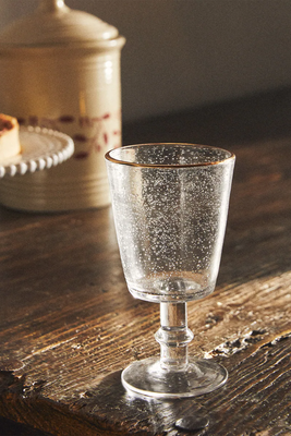 Christmas Glass With Bubble Rim from Zara Home