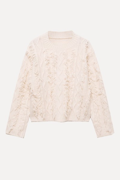 Fringes Knit Sweater from Mango