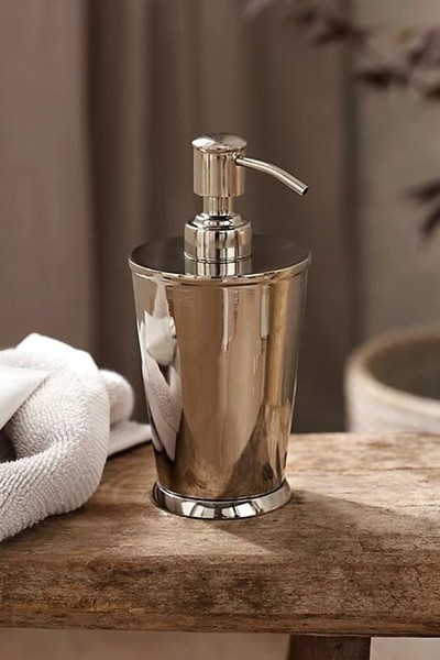 Nickel Soap Dispenser from The White Company