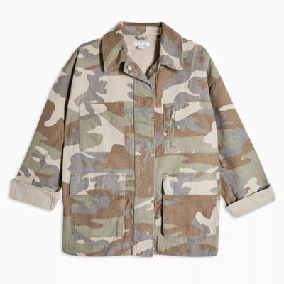  Camouflage Longline Shacket