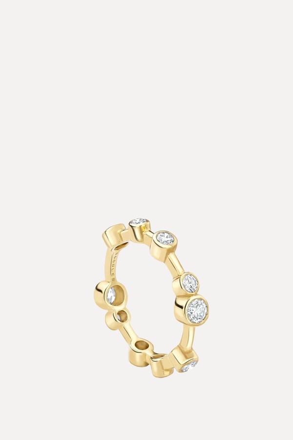Raindance Full-Hoop Yellow Gold Diamond Ring