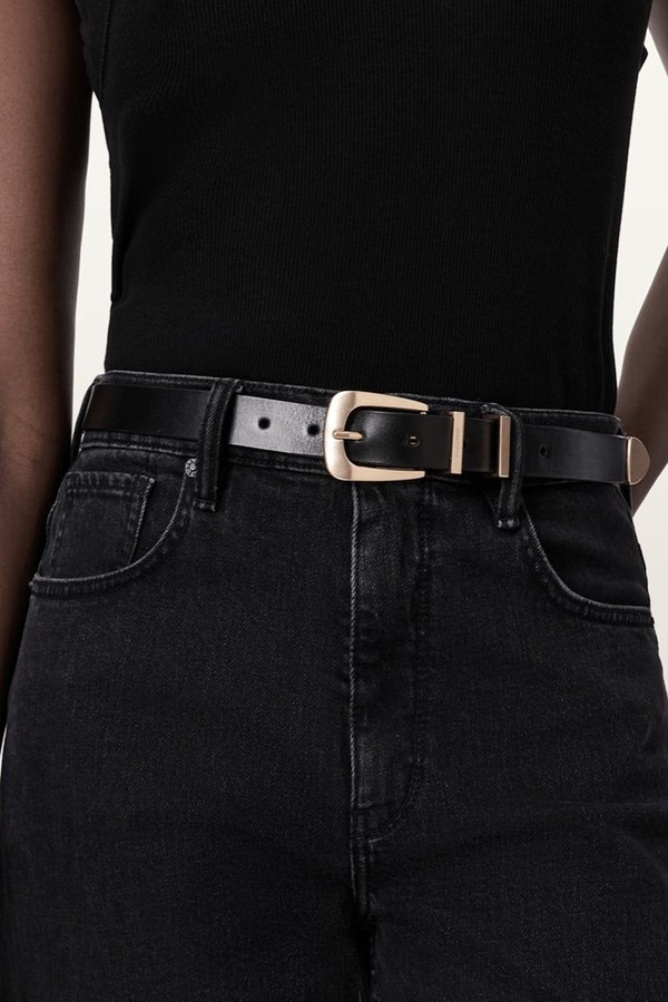 Tess Skinny Leather Belt