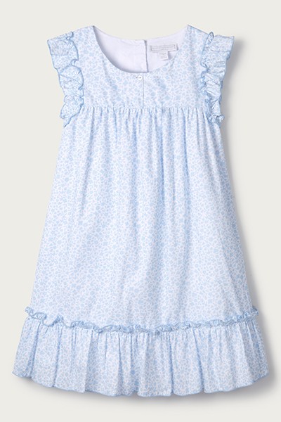 Floral Ruffle-Hem Dress from The White Company