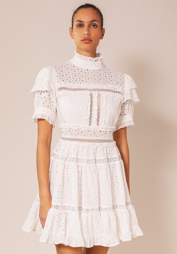 Iro Mini Lace Dress from By Malina