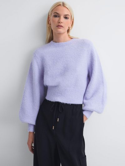 Florere Fluffy Crew Neck Jumper, £128