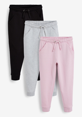 3 Pack Soft Jersey Joggers from Next